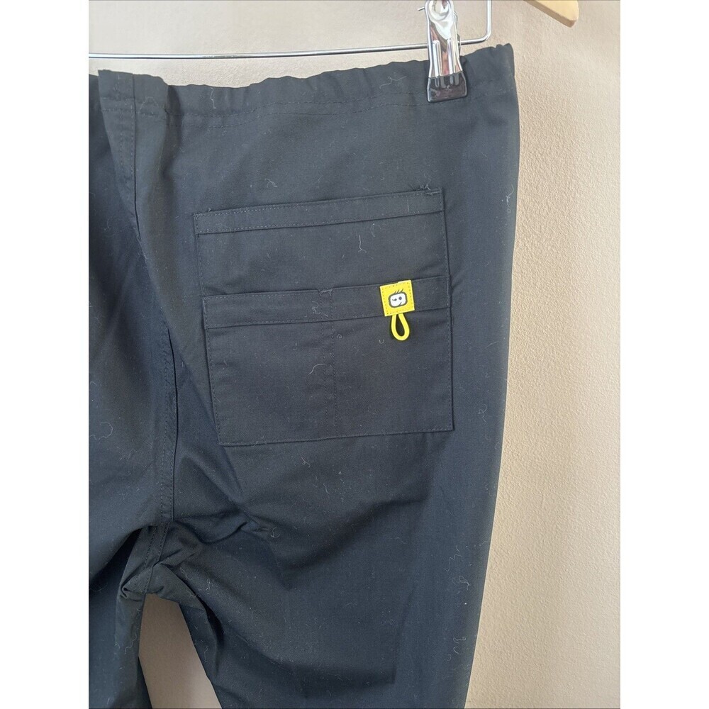 WonderWink 5006 Origin Unisex Scrub Pants M Black Drawstring Medical NWT - Picture 7 of 7